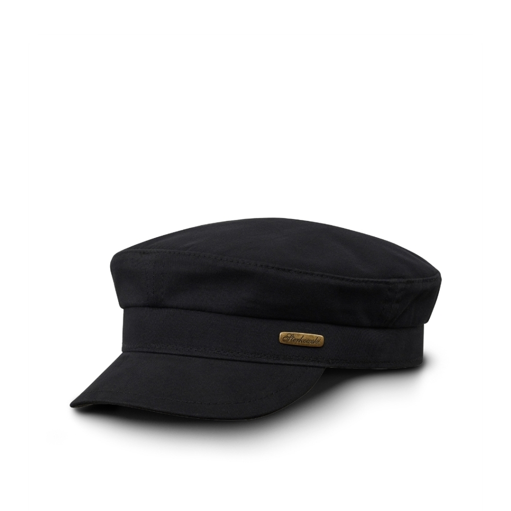 Sterkowski Trawler Fisherman Cotton Hat Black 59cm NWT